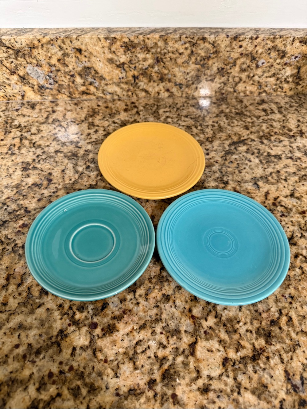 Fiesta Fiestaware set of 3 plates